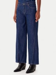Guess Jeans Jeansy W5BA2T D002A Niebieski Wide Leg. Niebieskie jeansy damskie Guess Jeans. Za 369.99 zł.