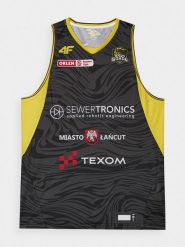 4F Tank top replika wyjazdowy z sezonu 2023/24 męski 4F x Sokół Łańcut - multikolor M. T-shirty męskie 4f, m, bez wzorów, z dzianiny, bez kołnierzyka. W wyprzedaży za 119.99 zł.
