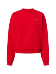 HUGO Bluza damska - Deroxina Kobiety Bawełna czerwony jednolity, S. Czerwone bluzy damskie Hugo, s, z aplikacjami, z bawełny, bez kaptura. Za 549.95 zł.