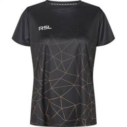 Koszulka treningowa damska RSL Jane. Czarne koszulki sportowe damskie RSL, m, bez wzorów, bez kołnierzyka, bez ramiączek. Za 261.00 zł.