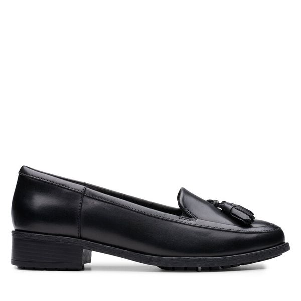 Loafersy Clarks. Czarne mokasyny damskie Clarks. Za 379.99 zł.