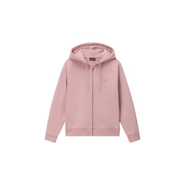 Bluza damska z kapturem Napapijri Aurora. Niebieskie bluzy damskie Napapijri, s, bez wzorów, z materiału, z kapturem. Za 415.60 zł.