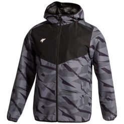 Kurtka uniwersalna męska Joma Explorer. Czarne kurtki sportowe męskie Joma, m, bez wzorów, do piłki nożnej. Za 99.99 zł.