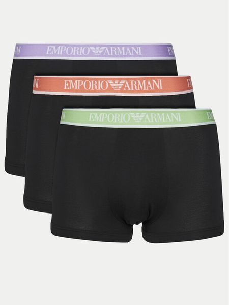 Emporio Armani Underwear Komplet bokserek EM000259 AF10779 MC061 Czarny. Czarne bokserki męskie Emporio Armani Underwear, m, bez wzorów, z bawełny. Za 219.99 zł.