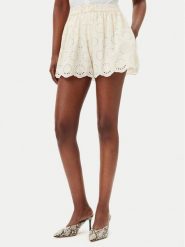 TWINSET Szorty materiałowe 251TT2363 Écru Loose Fit. Szorty damskie Twinset, bez wzorów, z bawełny. Za 359.99 zł.