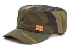 Czapka z Daszkiem - Zielona w Moro - Patrolówka - Pako Jeans. Zielone czapki i kapelusze męskie Pako Jeans, na lato, bez wzorów, z bawełny. Za 49.99 zł.