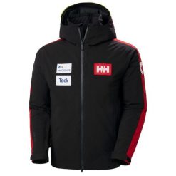 Kurtka narciarska Helly Hansen World Cup Insulated. Czarne kurtki męskie Helly Hansen, m, bez wzorów, bez kaptura, narciarskie. W wyprzedaży za 2,188.00 zł.