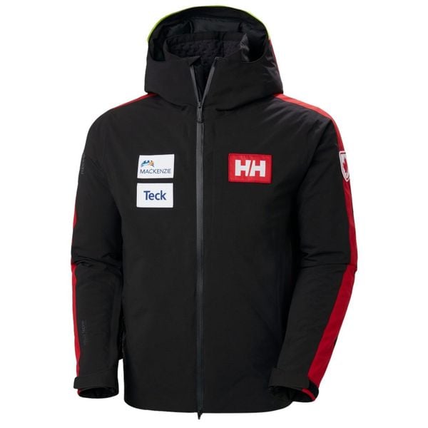 Kurtka narciarska Helly Hansen World Cup Insulated. Czarne kurtki męskie Helly Hansen, na zimę, l, bez wzorów, sportowe, bez kaptura. W wyprzedaży za 1,999.00 zł.