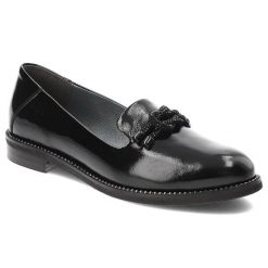 Czarne Mokasyny Armodo Modne Buty Damskie. Czarne mokasyny damskie Armodo, ze skóry, biznesowe. Za 369.00 zł.