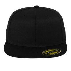 Czapka Z Daszkiem Premium 210. Czarne czapki i kapelusze damskie FLEXFIT, bez wzorów. Za 87.99 zł.