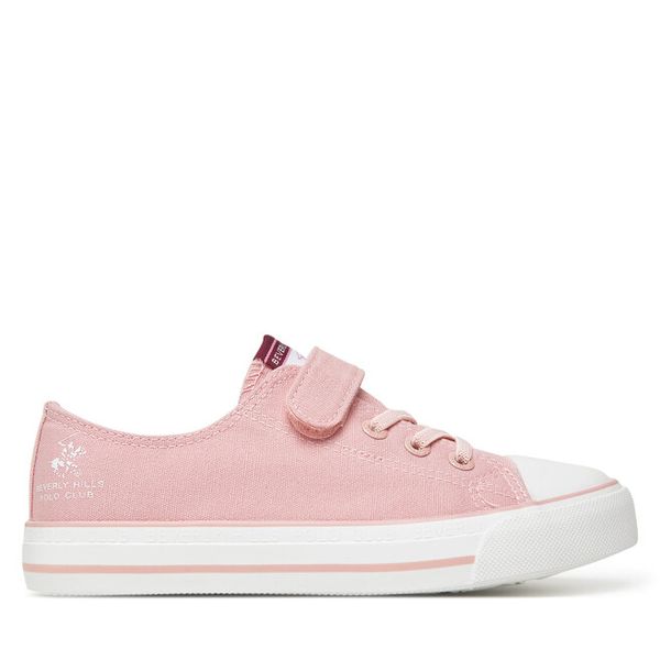 Trampki Beverly Hills Polo Club. Czerwone trampki i tenisówki dziewczęce Beverly Hills Polo Club, bez wzorów, bez zapięcia. Za 79.99 zł.