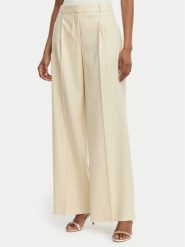 HUGO Spodnie materiałowe Halati 50559839 Beżowy Regular Fit. Brązowe spodnie materiałowe damskie Hugo, bez wzorów, z materiału. Za 899.99 zł.