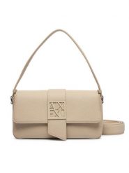 Armani Exchange Torebka XW002592 AF11902 U6208 Beżowy. Brązowe torebki do ręki damskie Armani Exchange, bez wzorów, ze skóry, bez dodatków. Za 629.99 zł.