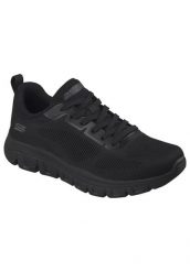 Buty SKECHERS 118205S Czarny. Czarne trekkingi męskie Skechers, na fitness i siłownię. Za 266.99 zł.