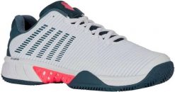 Tennis shoes for men K-SWISS SPEEDEX CLAY white/infinity EU43. Białe buty sportowe męskie K-SWISS, bez zapięcia. Za 611.00 zł.