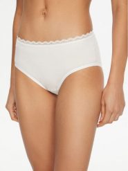 Triumph Komplet fig Feel Of Cotton 10225011 Biały. Białe figi damskie Triumph, bez wzorów, z bawełny. Za 72.00 zł.