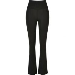 Legginsy damskie Urban Classics Organic Stretch Jersey Bootcut. Czarne legginsy sportowe damskie Urban Classics, m, bez wzorów, z bawełny. Za 105.90 zł.