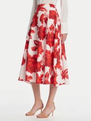 Artigli Spódnica midi ACGO002398 325 Czerwony Regular Fit. Czerwone spódnice damskie Artigli, bez wzorów, z syntetyku, midi. Za 309.99 zł.