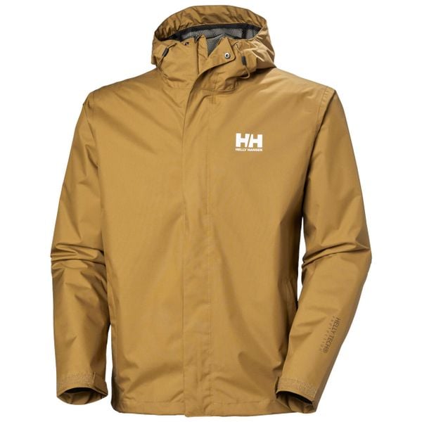 Kurtka wodoodporna Helly Hansen Seven J. Brązowe kurtki męskie Helly Hansen, m, bez wzorów, trekkingowe. Za 510.50 zł.