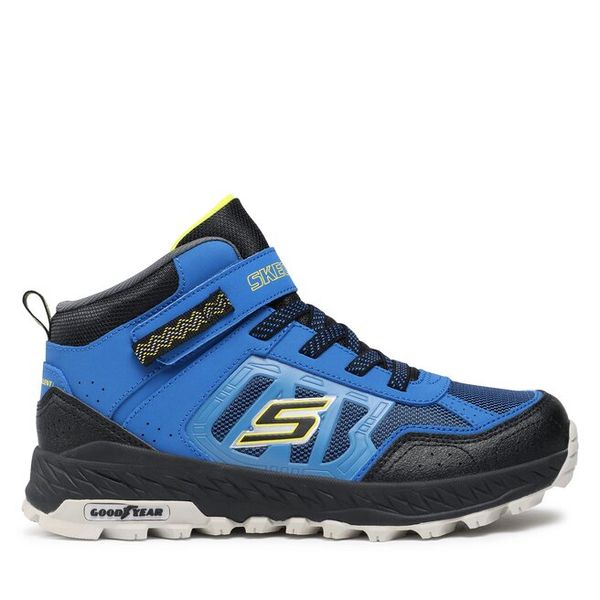 Sneakersy Skechers. Niebieskie trampki i tenisówki chłopięce Skechers, bez wzorów, bez zapięcia. Za 279.99 zł.
