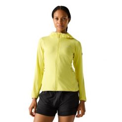 Damska Bluza Polarowa Huntdale Fleece Jacket. Niebieskie bluzy damskie Regatta, na zimę, xl, bez wzorów, z elastanu, z kapturem. Za 145.99 zł.