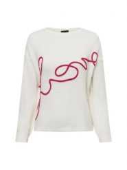 S.Oliver BLACK LABEL Sweter z dzianiny z zawartością alpaki Kobiety biały, XL. Białe swetry damskie s.Oliver BLACK LABEL, s, bez wzorów, z dzianiny, bez kołnierzyka, bez ramiączek, bez kaptura. Za 449.95 zł.