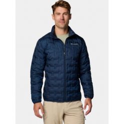 Kurtka Puchowa Męska Columbia Delta Ridge II. Niebieskie kurtki męskie Columbia, na jesień, m, bez wzorów, z puchu, sportowe, bez kaptura. Za 749.00 zł.