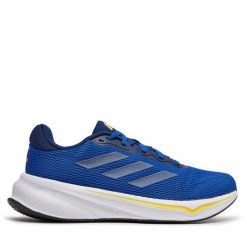 Buty do biegania adidas. Niebieskie buty sportowe męskie Adidas, bez zapięcia, do biegania. Za 219.99 zł.