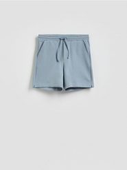 Szorty comfort fit - jasnoniebieski. Niebieskie szorty męskie Reserved, l, bez wzorów, z bawełny. Za 89.99 zł.