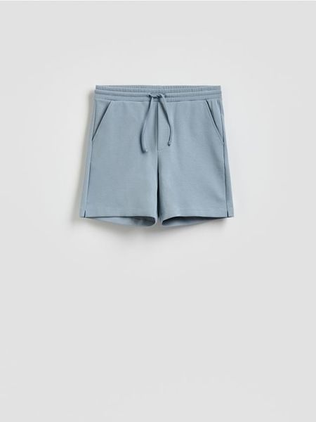 Szorty comfort fit - jasnoniebieski. Niebieskie szorty męskie Reserved, l, bez wzorów, z bawełny. Za 89.99 zł.