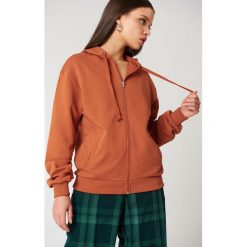 NA-KD Basic Bluza basic z kapturem - Orange. Bluzy damskie marki NA-KD Basic. Za 100.95 zł.