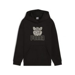 Puma Bluza Ess+ Tropicat Fl 68182701. Czarne bluzy damskie Puma, m, bez wzorów, z bawełny, bez kaptura. Za 207.25 zł.