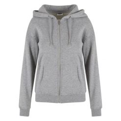 Bluza Rozpinana Damska. Szare bluzy damskie Urban Classics, xs, bez wzorów, bez kaptura. Za 137.99 zł.