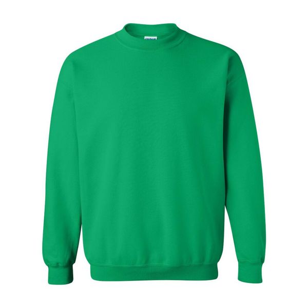 Bluza Rozpinana Z Grubej Mieszanki Dla Dorosłych Unisex. Zielone bluzy męskie Gildan, m, bez wzorów, bez kaptura. Za 64.99 zł.