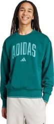 Bluza męska adidas Collegiate Sweat zielona JM1733 M. Zielone bluzy męskie Adidas, m, bez wzorów, bez kaptura. Za 391.83 zł.