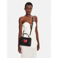 Torebka LOVE MOSCHINO. Czarne torebki do ręki damskie Love Moschino, bez wzorów, klasyczne, bez dodatków. Za 639.99 zł.