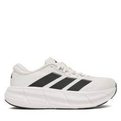 Buty do biegania adidas. Białe buty sportowe męskie Adidas, bez zapięcia, do biegania. Za 331.99 zł.