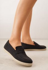 Czarne Mokasyny Ozdobione Plecionką Fennata. Czarne mokasyny damskie Born2be, boho. Za 69.99 zł.