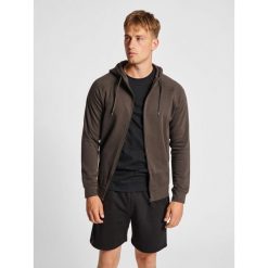 Bluza z kapturem i zamkiem błyskawicznym Hummel Red Classic. Szare bluzy męskie Hummel, s, bez wzorów, z bawełny, z kapturem, na fitness i siłownię. Za 185.65 zł.