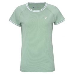 Damska koszulka tenisowa Tecnifibre Team Stretch Tee. Zielone koszulki sportowe damskie TECNIFIBRE, bez wzorów, sportowe, bez kołnierzyka. Za 139.99 zł.