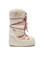 Moon Boot Śniegowce 80D1408990 Beżowy. Brązowe śniegowce i trapery damskie Moon Boot, z materiału. Za 1,839.00 zł.