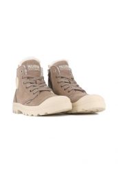 Buty sportowe Sneakersy damskie, Palladium Pampa Hi Zip WL. Szare obuwie sportowe damskie Palladium, bez wzorów, z materiału, trekkingowe. Za 500.25 zł.
