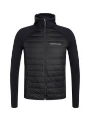 Kurtka Peak Performance męska Helium Down Hybrid Jacket czarna 24/25. Czarne kurtki męskie Peak Performance, m, bez wzorów, z materiału, sportowe, bez kaptura. Za 918.49 zł.