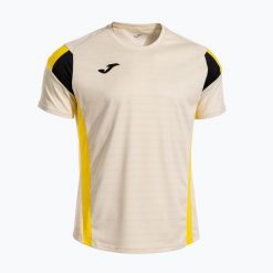 Koszulka męska Joma Montreal. Brązowe koszulki sportowe męskie Joma, l, bez wzorów, z meshu, bez kołnierzyka, bez ramiączek, tenisowe. Za 129.99 zł.