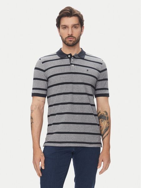 Pierre Cardin Polo C5 21414.2115 Granatowy Slim Fit. Niebieskie koszulki polo męskie Pierre Cardin, m, bez wzorów, z bawełny, bez ramiączek. Za 169.99 zł.
