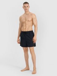 4F Spodenki plażowe boardshorty męskie - czarne XXL. Czarne szorty męskie 4f, na lato, m, bez wzorów, z syntetyku, wakacyjne. Za 99.99 zł.