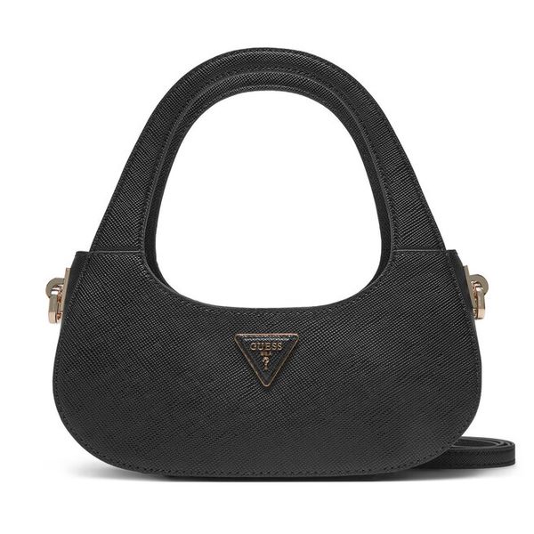 Torebka Guess. Czarne torebki do ręki damskie Guess, z aplikacjami, klasyczne, bez dodatków. Za 319.99 zł.