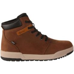 Męskie zimowe buty rekreacyjne Kilpi LOMAR HIGH WP-M. Brązowe trekkingi męskie Kilpi, na zimę, przed kolano, trekkingowe. Za 706.07 zł.