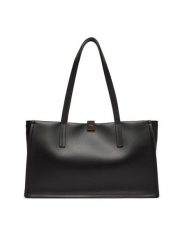 Calvin Klein Torebka Ck Narrate E/W Shoulder Bag K60K612987 Czarny. Czarne torebki do ręki damskie Calvin Klein, bez wzorów, ze skóry, bez dodatków. Za 769.99 zł.