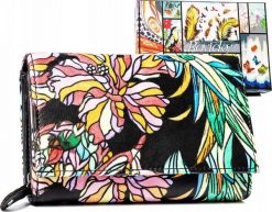 Rovicky Pojemny, skórzany portfel damski na zatrzask - Rovicky NoSize. Portfele damskie ROVICKY, bez wzorów. Za 222.00 zł.